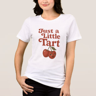 Camiseta Cereja Atrevida Um Pouco Áspera Tipo Vermelho Retr