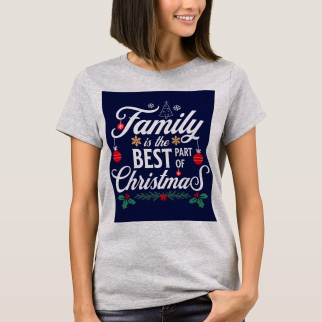 Camiseta cereja de Natal (Frente)