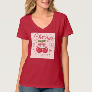 Camiseta Cereja Fofa 