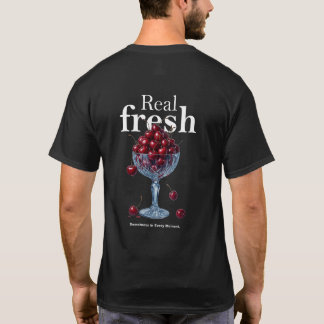 Camiseta Cereja Fresca Real | Cerejas Fruta I