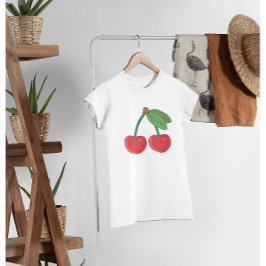 Camiseta Cereja no topo