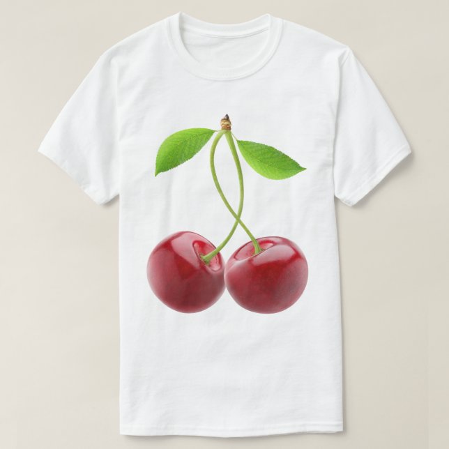 Camiseta Cerejas doces (Frente do Design)