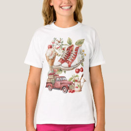 Camiseta Cerejas doces de verão