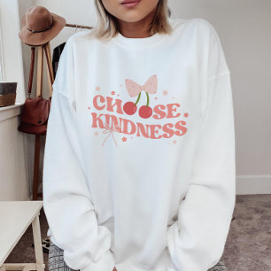 Camiseta Cerejas Fofas & Laços Coquette 'Escolha a Bondade'
