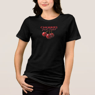 Camiseta Cerejas frescas colhidas
