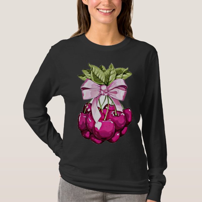 Camiseta Cerejas Rosa (Frente)