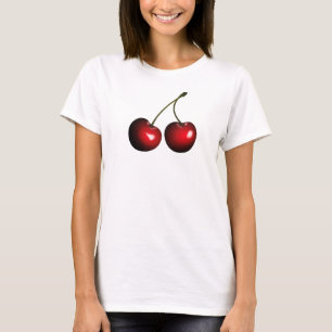 Camiseta Cerejas Vermelhas - Frescas