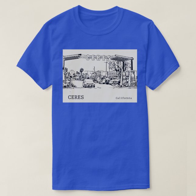 Camiseta Ceres California TShirt 1 (Frente do Design)