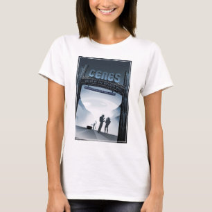 Camiseta Ceres do Planeta Anão-Poster de viagens do Espaço