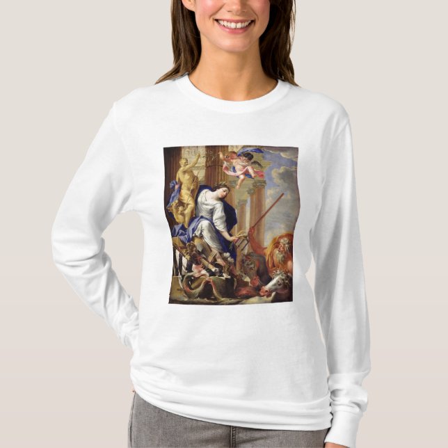 Camiseta Ceres vencer os atributos da guerra (Frente)