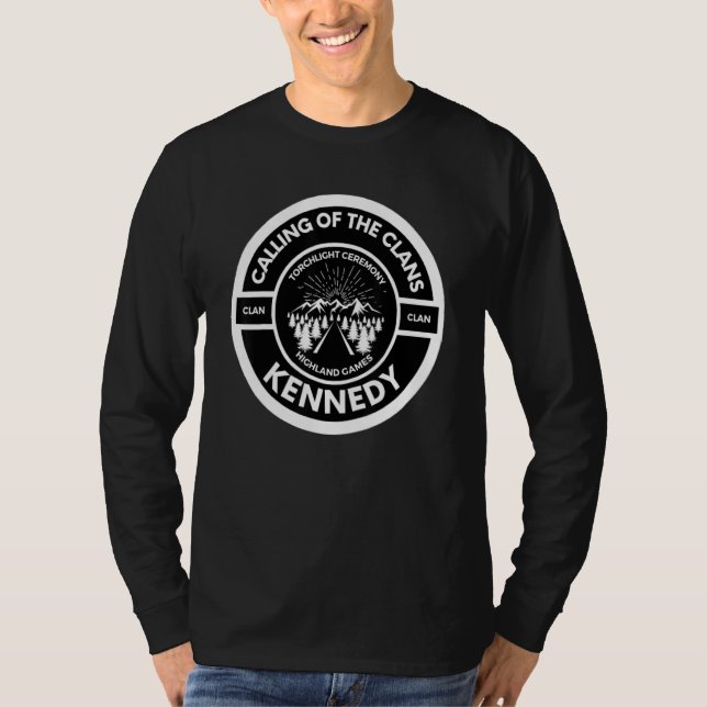 Camiseta Cerimônia da Tocha Escocesa Kennedy Scottish Torch (Frente)