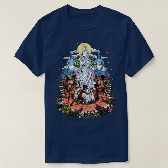 Camiseta Cerimônia de Ayahuasca (Frente do Design)