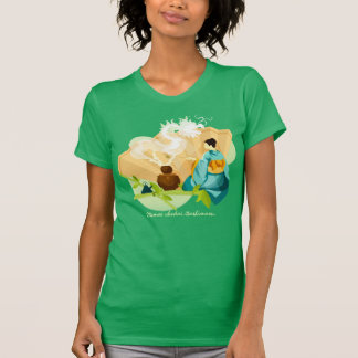 Camiseta Cerimônia de chá japonesa personalizada, dragão