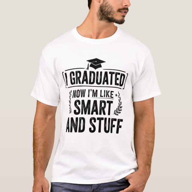 Camiseta Cerimônia de Formatura Divertida Graduado Intelige (Frente)