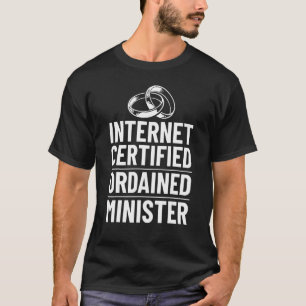 Camiseta Cerimônia de Oficiante de Casamento Ordenado pela