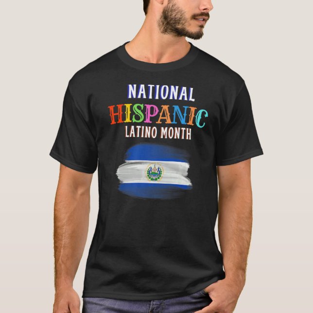 Camiseta Cerimônia Hispânica Mês de Orgulho Latim Ami (Frente)