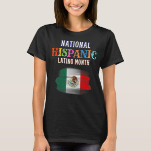 Camiseta Cerimônia Hispânica Mês de Orgulho Latim Ami