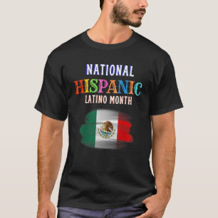 Camiseta Cerimônia Hispânica Mês de Orgulho Latim Ami