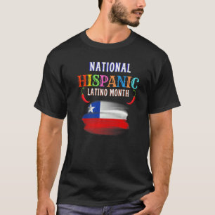 Camiseta Cerimônia Hispânica Mês de Orgulho Latim Ami