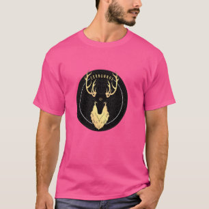 Camiseta Cernunnos Celtic Pagan Hormona Floresta Deus com