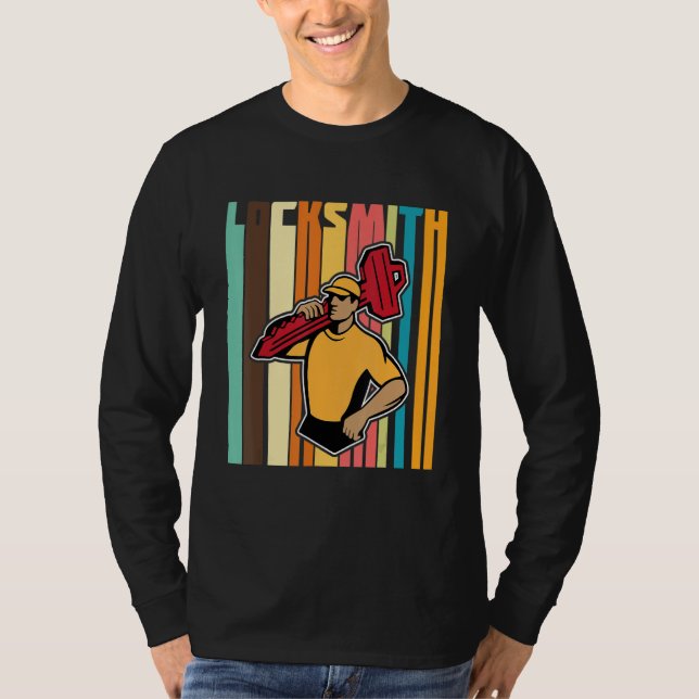 Camiseta Cerrajeiro Profissional Fechadura Abridor (Frente)