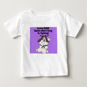 Camiseta Certamente NEM TODO Basset estava lutando Kung Fu!