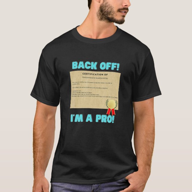 Camiseta Certificação profissional de vanguarda (Frente)