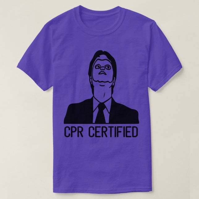 Camiseta Certificado CPR (Frente do Design)