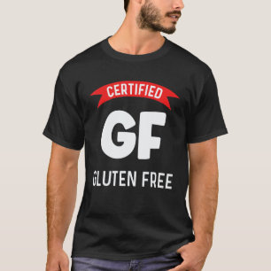 Camiseta Certificado Gf Sem Glúten Keto Saudável Dieta Vega