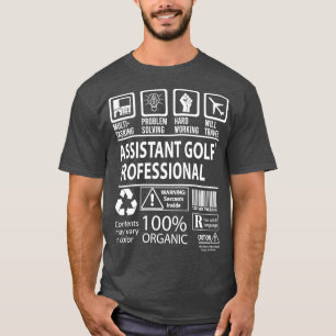 Camiseta Certificado MultiTask Profissional Golf Assistente