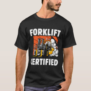 Camiseta Certificado para Forklifo