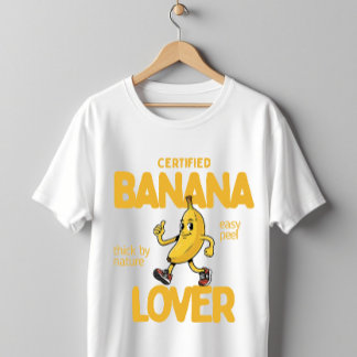 Camiseta Certified Banana Lover Funny Fruit Pun Humor