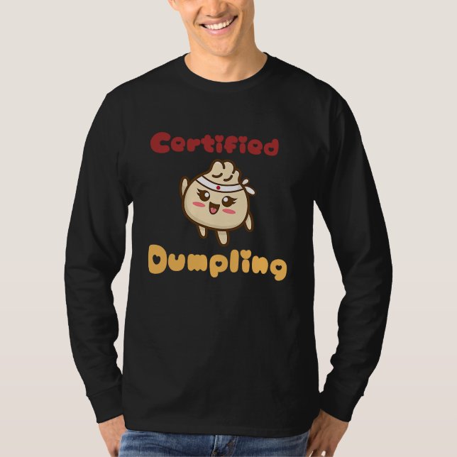 Camiseta Certified Dumpling  Asian Food Apparel (Frente)