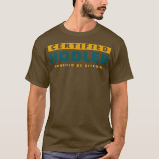 Camiseta CERTIFIED HODLER powered by BITCOIN