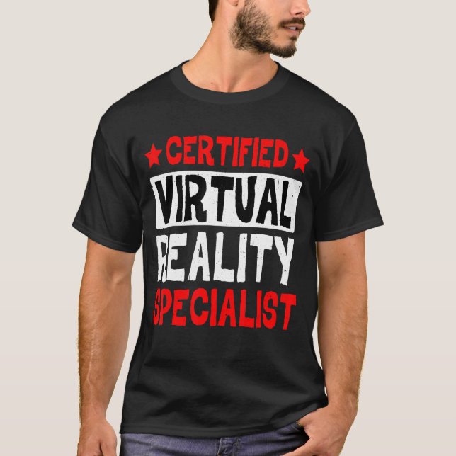 Camiseta Certified Virtual Reality Specialist (Frente)