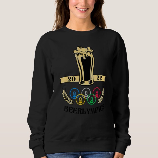 Camiseta Cerveja 2022 Beerlympics EUA Equipe de Bebida Vint (Frente)