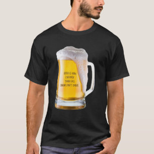 Camiseta Cerveja agora é mais barata do que a gasolina Não 