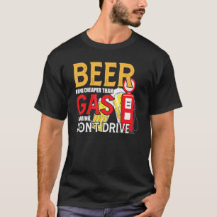 Camiseta Cerveja Agora Mais Barata Que Gasolina Beba Não Di