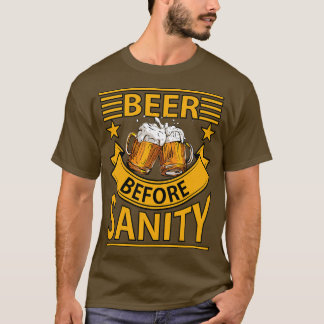 Camiseta Cerveja antes da sanidade