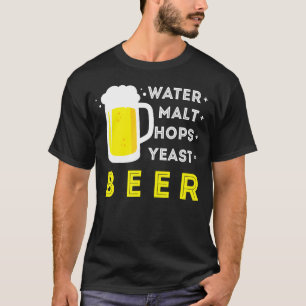 Camiseta Cerveja Artesanal E Cervejeiro Caseiro Ou Água Mal