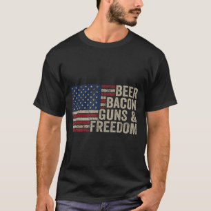 Camiseta Cerveja Bacon Armas & Dom - Bbq Vintage Bandei