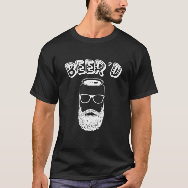 Camiseta Cerveja! Beer e Beard Lover (Frente)