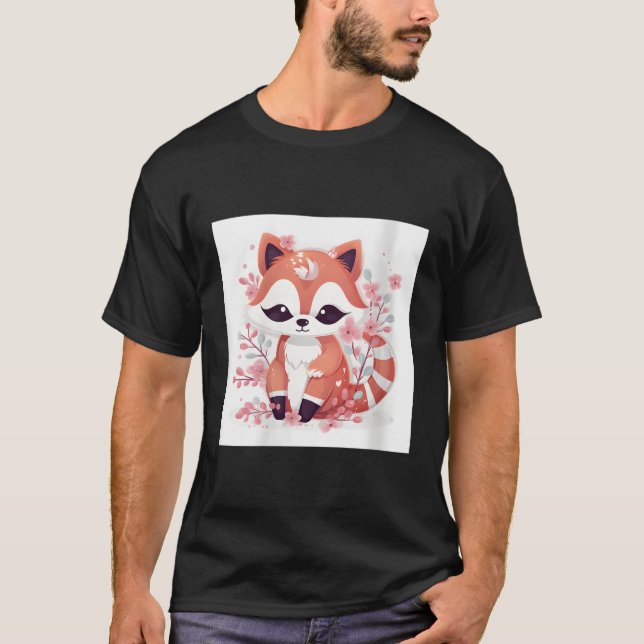 Camiseta Cerveja Blossom E Impressão De Panda Vermelha (Frente)
