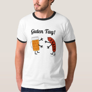Camiseta Cerveja & bratwurst - Tag de Guten! - Foodie