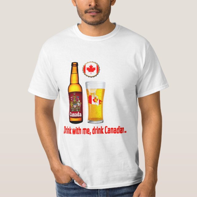 Camiseta Cerveja canadense (Frente)