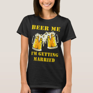 Camiseta Cerveja Casando Piada de Noivo Festa de Solteiro