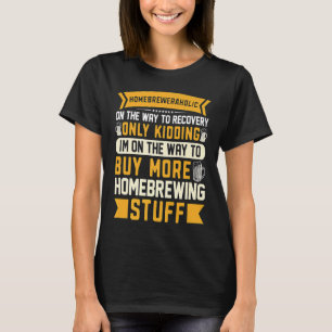 Camiseta Cerveja Caseira Cerveja Fermentação Álcool Bebedor