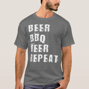 Camiseta Cerveja Churrasco Cerveja Repita Grillmaster Grelh