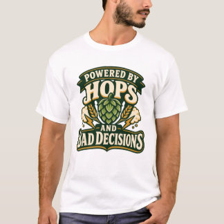 Camiseta Cerveja com Lúpulo e Más Decisões