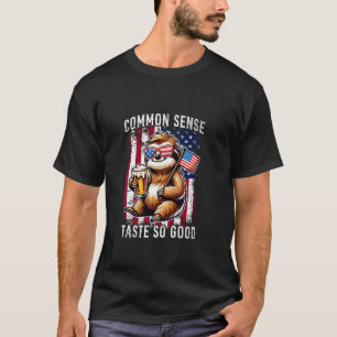 Camiseta Cerveja Common Sense Taste So Good Sloth 4 de Julh